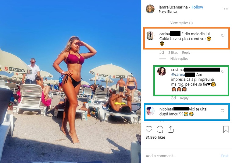 Plușica de la Puterea Dragostei a devenit o zeiță după ce i-au dispărut “colăceii”. Fosta concurentă a show-ului difuzat la Kanal D, poză HOT într-un costum de baie minuscul