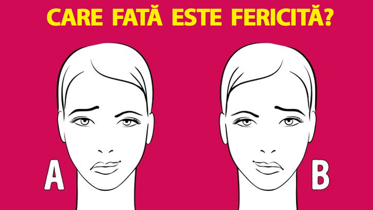 TEST| Cel mai tare test de inteligență | Care dintre cele 2 fete este fericită?