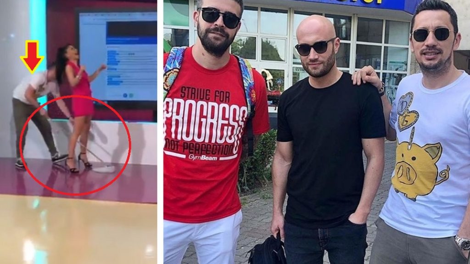 Flick, filmat în ipostaze nemaivăzute în direct la TV! A băgat mopul printre picioarele lui Nasrin Ameri și...