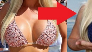 Cum arata dupa ce si-a micsorat sanii! De la cupa F, celebra blonda a trecut la cupa C! Va mai place?