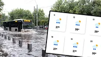 Plouă fără oprire în toată România! Pe ce dată se opresc ploile în București, potrivit meteorologilor EaseWeather