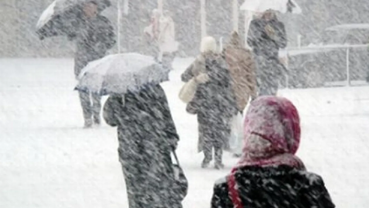 BREAKING NEWS!ANM a emis un nou COD GALBEN de ploi, ninsori, vânt şi polei