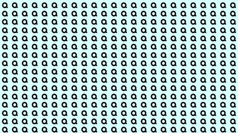 Test de inteligență | Identificați singura literă O ascunsă printre Q-uri, în cel mult 15 secunde