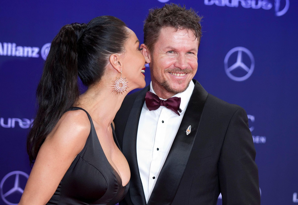 Monte Carlo, Monaco - 14 februarie 2017: Covorul roșu la Laureus World Sports Awards cu Felix Baumgartner și Mihaela Rădulescu. Foto: Profimedia