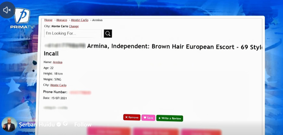Site-ul găsit de Șerban Huidu