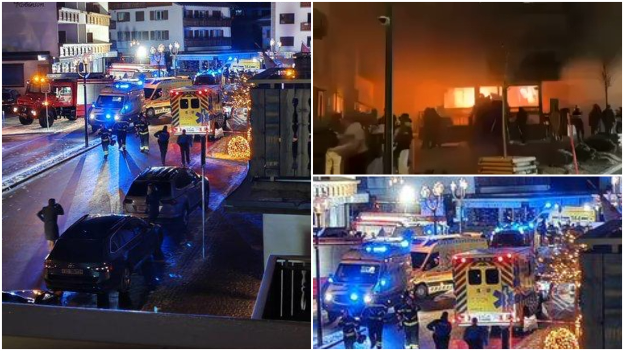 Un român și-a pierdut viața în incendiul din Crans-Montana /Foto: X Focus