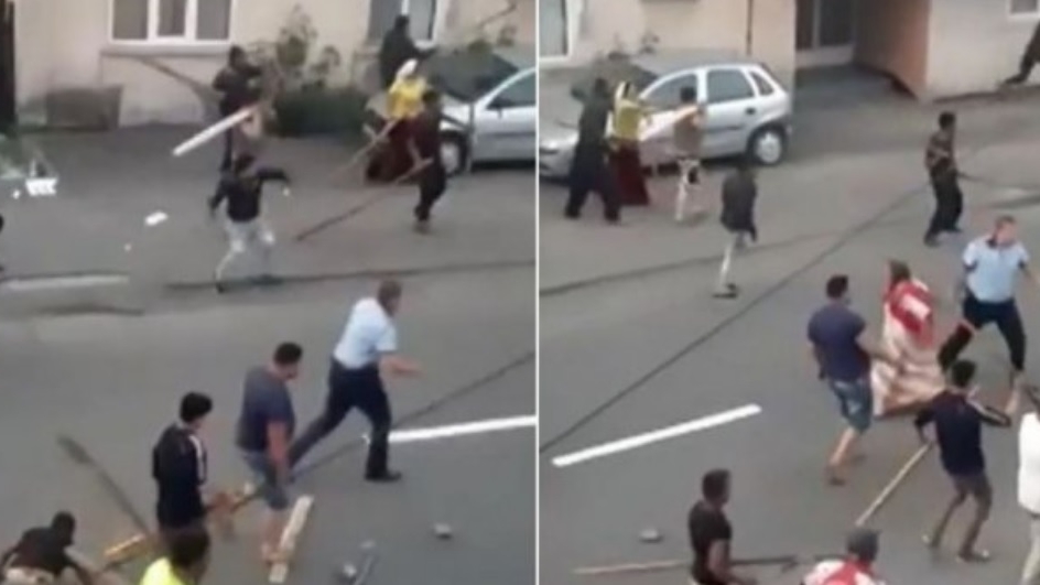 Zeci de localnici din Iaşi, înarmaţi cu bâte şi pietre, s-au războit cu Poliţia şi Jandarmeria