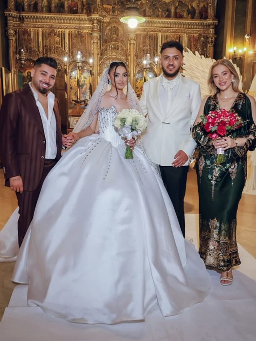 Haziran și Luis Gabriel au făcut senzație în rolul de nași! Ce ținute au ales pentru marele eveniment