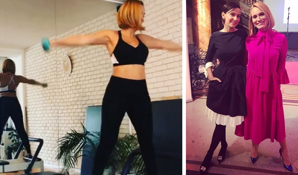Andreea Esca, filmată în timp ce a făcut un gest interzis după ce a plecat de la antrenament