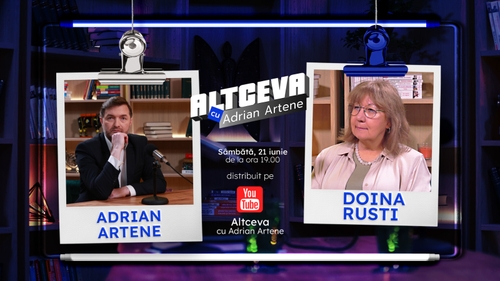 Doina Ruști, scriitoare „de primă mărime în literatura de azi”, interviu de excepție la Altceva cu Adrian Artene