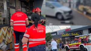 BREAKING | Un taximetrist a intrat cu mașina într-o mulțime de oameni în Timișoara!