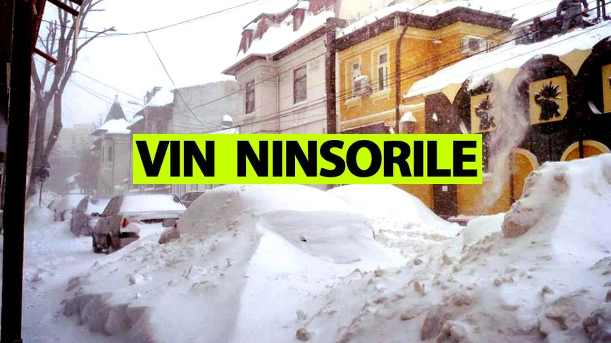 ANM, în alertă! Pe ce dată exactă vin ninsorile în București și în toată România. Se întâmplă foarte curând