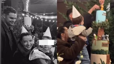 Băiețelul Ancăi Dinicu a împlinit un anișor! Primele imagini de la tăierea moțului