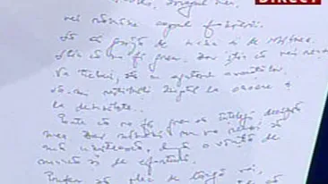 VIDEO Andrei Nastase, cu ochii in lacrimi! Vezi ce scrisoare de adio i-a lasat tatal lui cand a incercat sa se impuste!