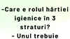 BANCUL ZILEI | Care e rolul hârtiei igienice cu 3 straturi, de fapt