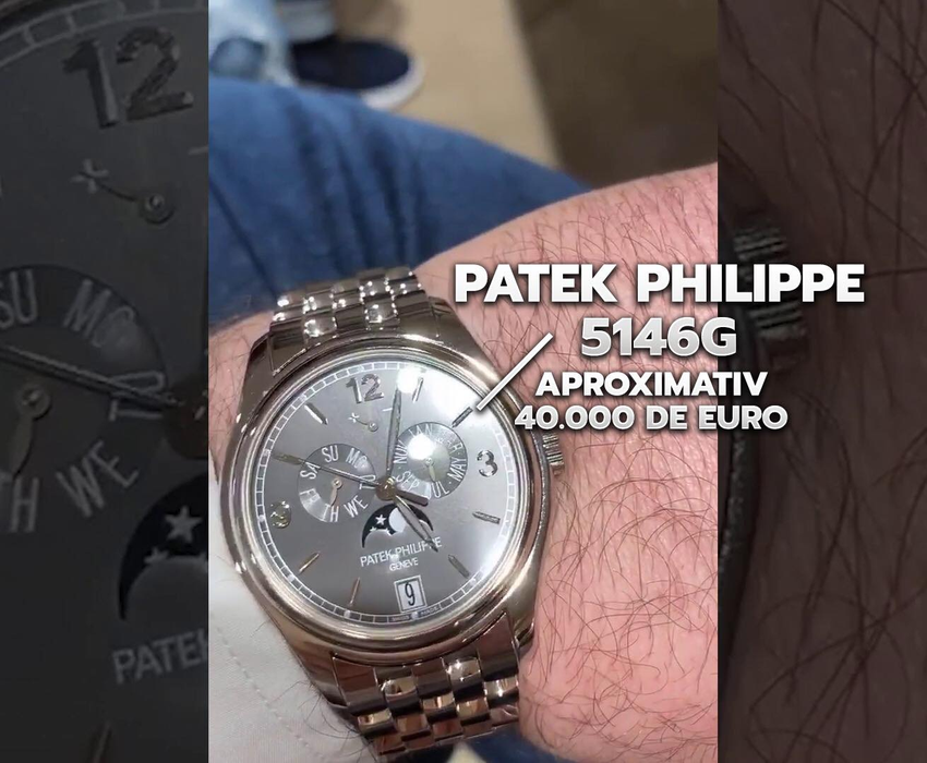 Victoraș Micula și-a cumpărat un ceas Patek Philippe 5146G, de aproximativ 40.000 de euro