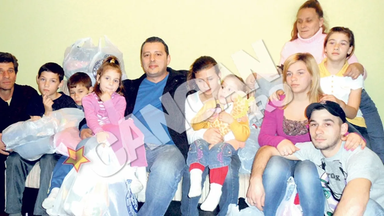 Fundatia Din suflet, pentru suflet face oameni fericiti! Casa noua pentru o familie cu opt copii