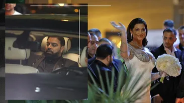 Ce intrare și-au făcut mirii la NUBA! Florin Salam și Roxana au venit la  petrecere la ora 23:00, cu Rolls-ul într-o scenă demnă de Hollywood!