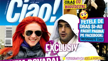 A aparut noul numar al revistei Ciao! Vezi dovada ca Adela Popescu si Radu Valcan s-au combinat