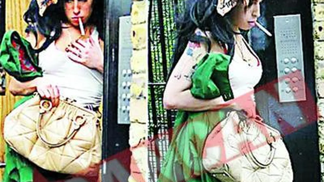 Amy si-a stins tigara pe fata