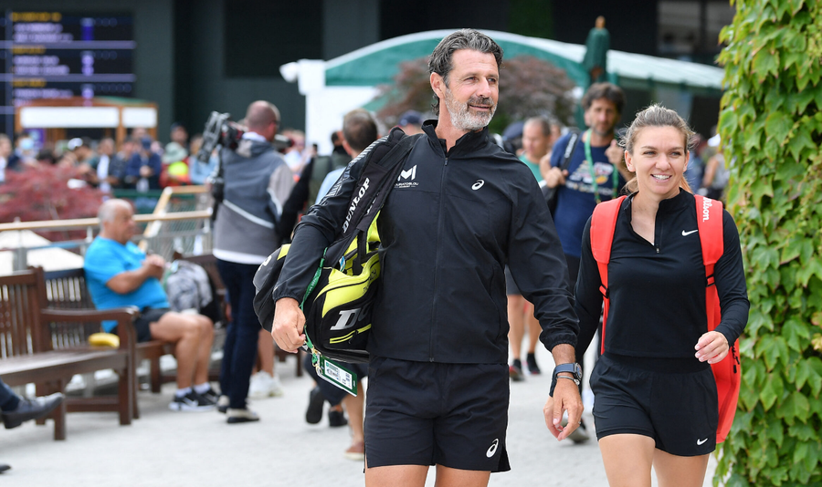 simona halep si patrick mouratoglou