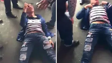 A fost arestat tânărul din Brăila care a intrat cu mașina, în plin, într-un grup de persoane și a înjunghiat un bărbat