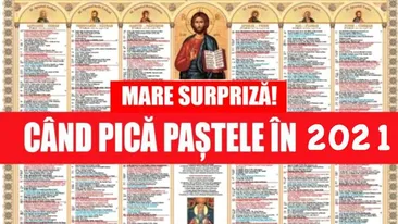 Când pică Paștele în 2021! Creștinii ortodocși nu vor sărbători Învierea Domnului în aceeași zi cu cei catolici