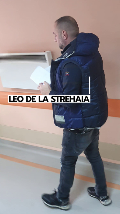 Leo de la Strehaia pleacă de la spital