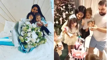 Florin Salam, petrecere cu ștaif pentru fata cea mică pe care o are cu Roxana Dobre. Rania a avut un tort personalizat și manelistul, o ținută lejeră de casă | FOTO