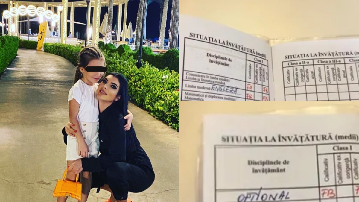 Ce note a obținut fiica Andreei Tonciu în primul an de școală. Reacția virală a vedetei: ”Doamne!”