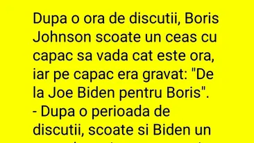 BANC | Ce ceasuri au Boris Johnson, Joe Biden și Vladimir Putin
