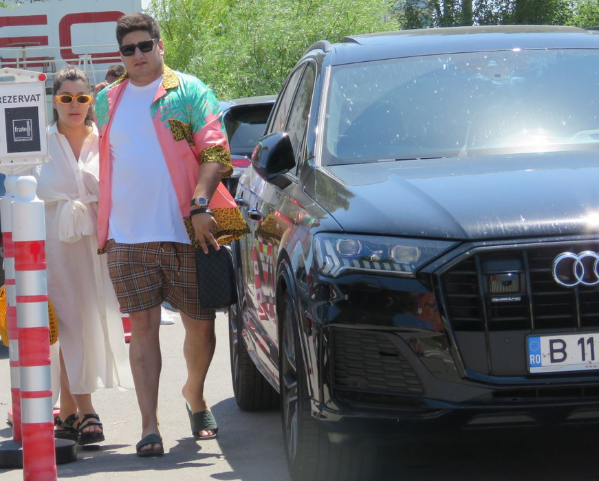 Gabi Oprea Jr., alături de soția lui, Davida