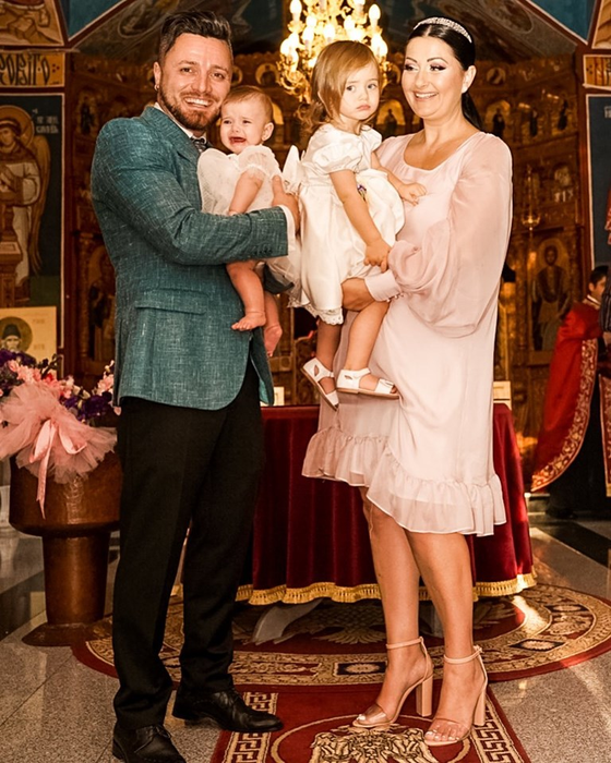 Motivul pentru care Gabriela Cristea s-a îmbrăcat în rochie de mireasă la botezul fetiței sale