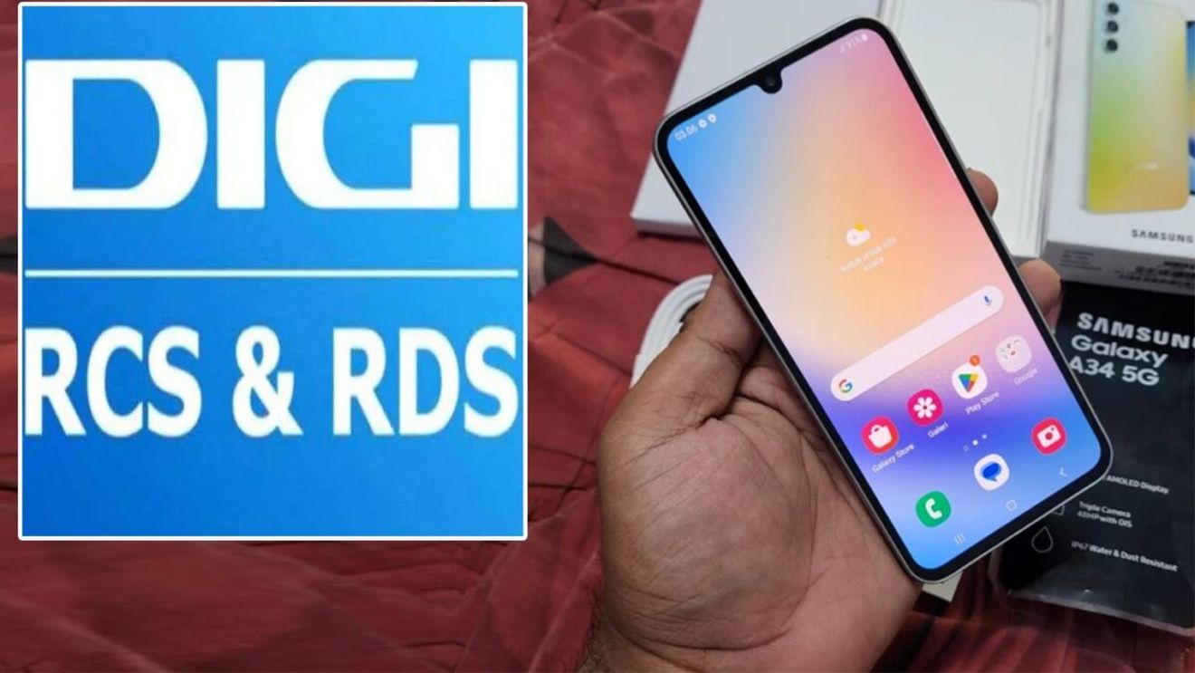 Digi RCS-RDS oferă abonaților din România aceste telefon Samsung Galaxy A34. Ce trebuie să faci pentru a intra în posesia lui