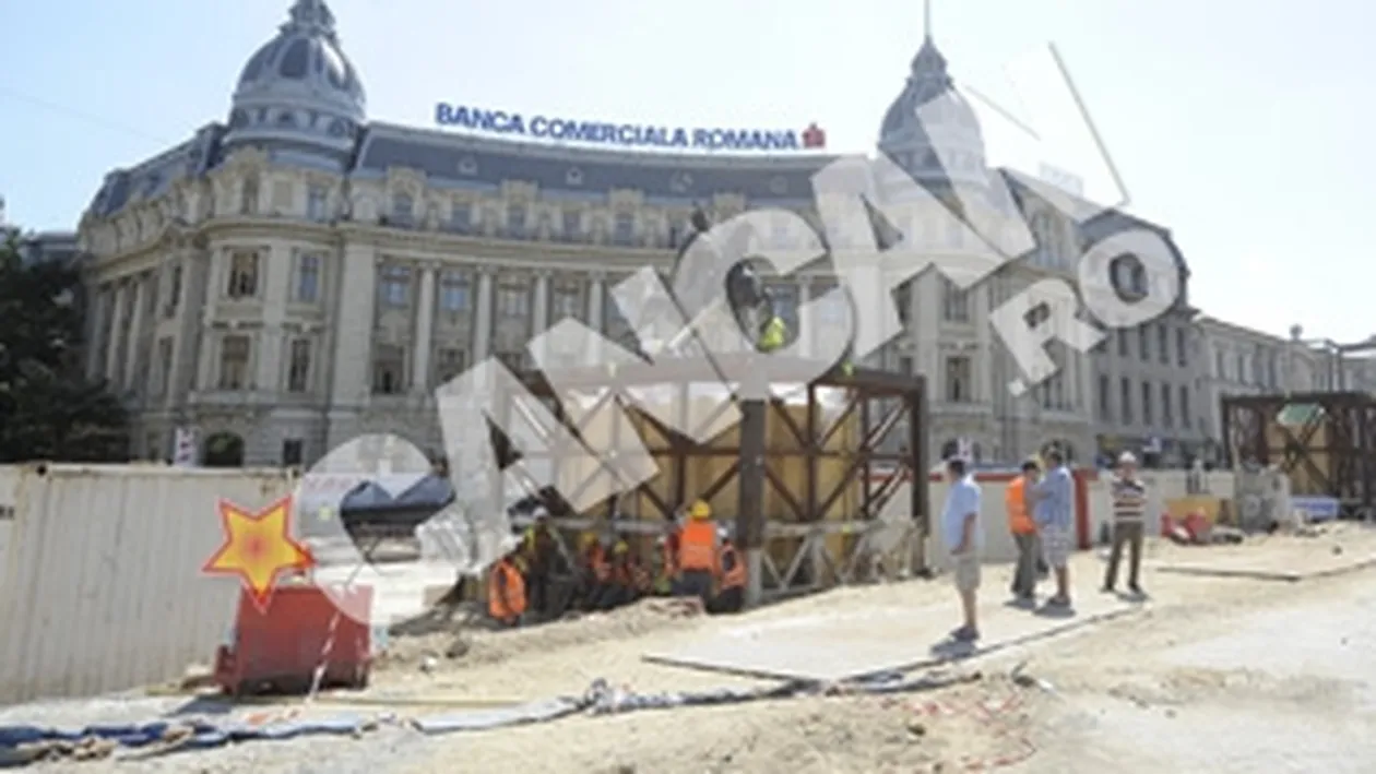 Oprescu a anuntat ca parcarea subterana de la Universitate va fi gata in cateva saptamani