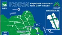 Peste 1000 de vehicule vor participa pe 19 mai la un marș motorizat pe două coloane dinspre Iași spre București