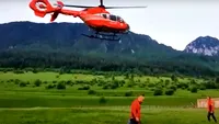 Un turist a fost găsit mort în masivul Piatra Craiului. Salvamontiștii au chemat un elicopter SMURD