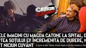 PRIMELE IMAGINI cu Magda Catone la spital, dupa moartea sotului ei! Incremenita de durere nu a rostit niciun cuvant!