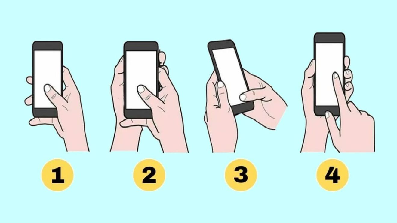 Test de personalitate | Tu cum ții smartphone-ul în mână? Răspunsul îți va spune ce fel de om ești, de fapt