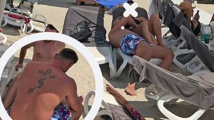Cum să nu-l iubească Gigi Becali?! Ginerele patronului FCSB și-a tatuat o cruce pe tot spatele!