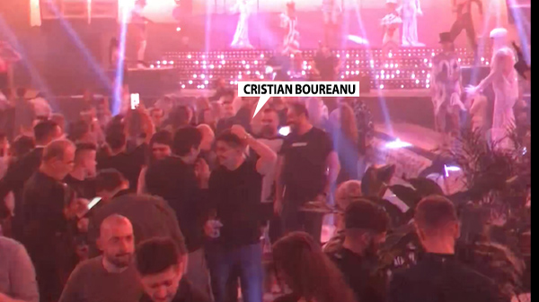 Cristian Boureanu a băut vodcă în club