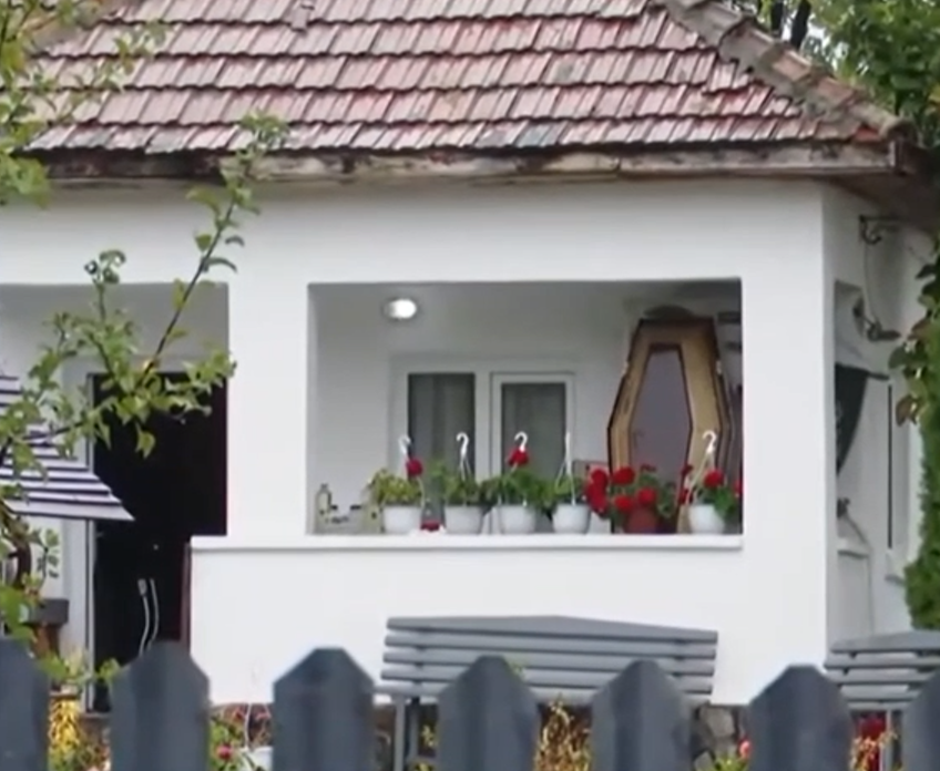 Imagini de la priveghiul Elenei/ Sursa foto: Captură video