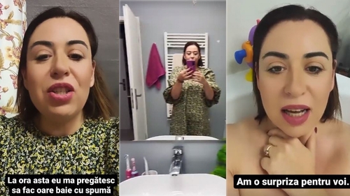 Cu multe kilograme în minus, Oana Roman s-a filmat dezbrăcată în cada cu spumă! A dezvăluit un secret: “Încep un proiect în televiziune” | VIDEO