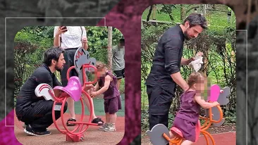 Tuncay Ozturk, topit după fetița lui! Imagini rare cu fostul soț al “Zânei” și femeia care i-a dăruit un copil