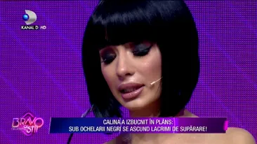 Calina Dumitrescu a izbucnit în plâns la emisiunea ”Bravo, ai stil!” Fiica Catincăi Roman refuză să mai participe în competiția de la Kanal D
