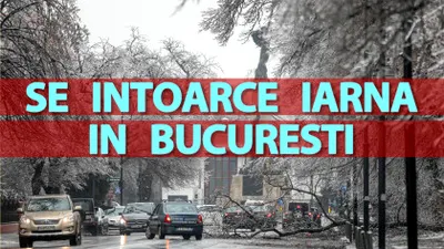 Pe ce dată se întoarce iarna în București. Meteorologii Accuweather au modificat prognoza pentru toată România