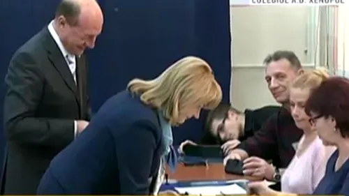 Presedintele Traian Basescu A VOTAT! “Simt ca mi-am luat o greutate din spate!”