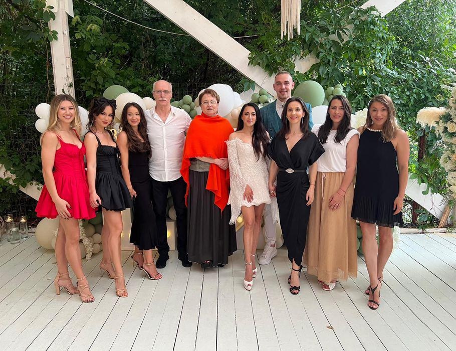 Octavian Bellu și Mariana Bitang la nunta Larisei Iordachea