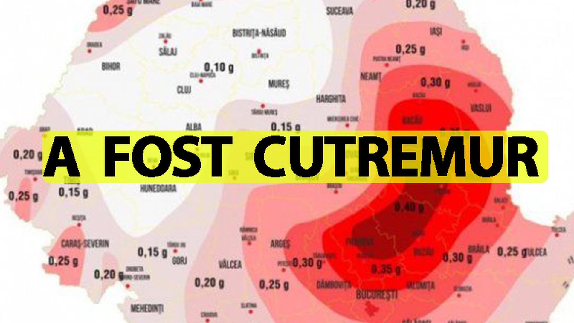 A fost cutremur azi în România, la ora 6:29. L-ați simțit? Pământul s-a zguduit destul de serios