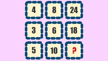 Test de inteligență | Completați numărul care lipsește! Geniile găsesc soluția în 15 secunde